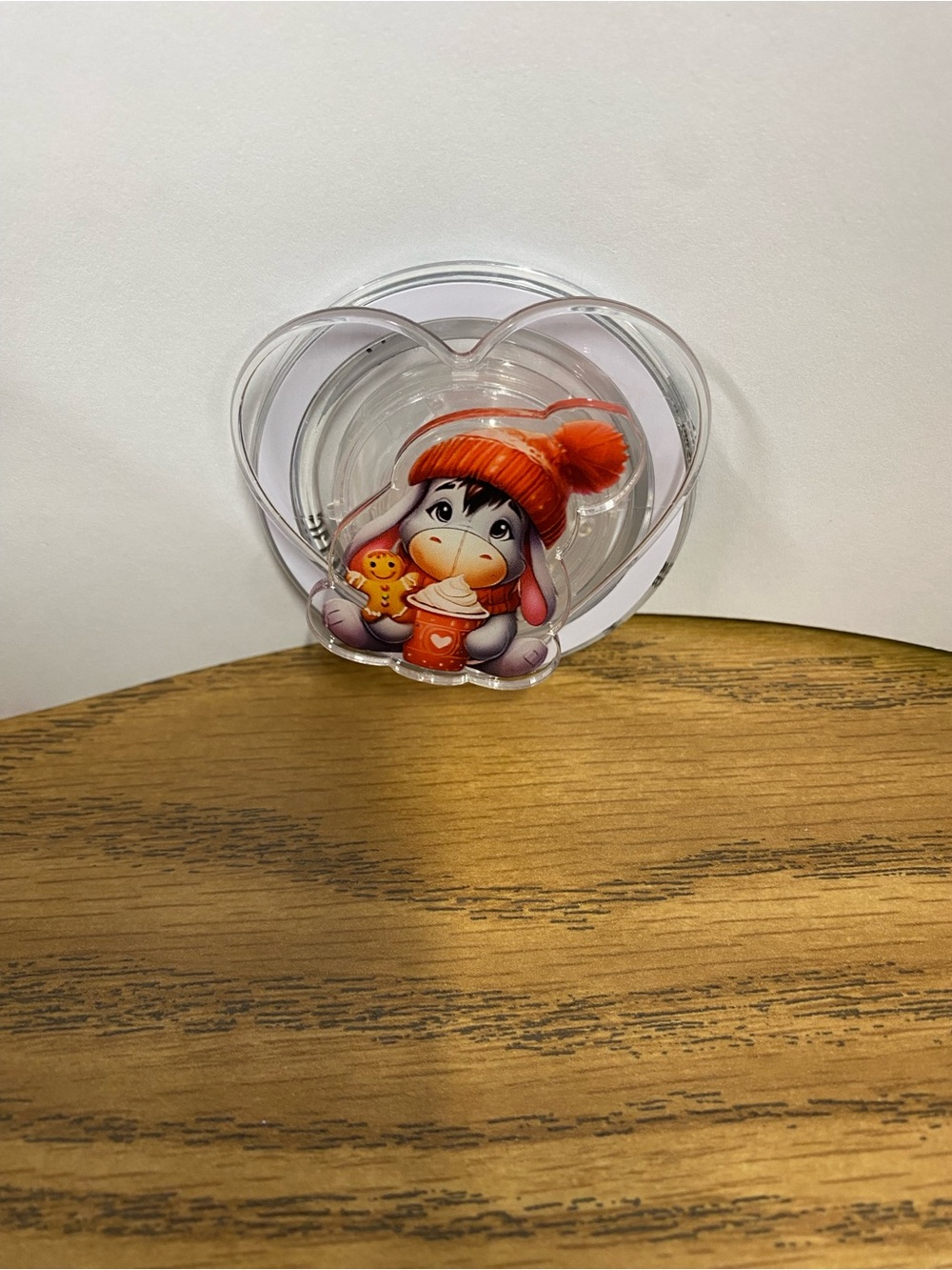 Eeyore Heart-Shaped Pop Socket